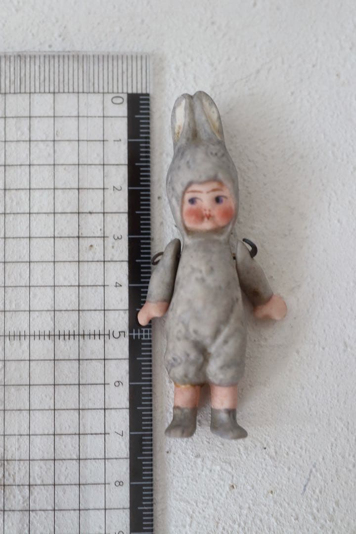 とってもおチビちゃん　ウサギ　ビスクドール　ドイツアンティーク