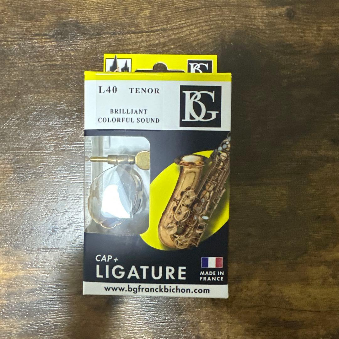 BGトラディション リガチャー テナーサクソフォーン用 ゴールドラッカー L40