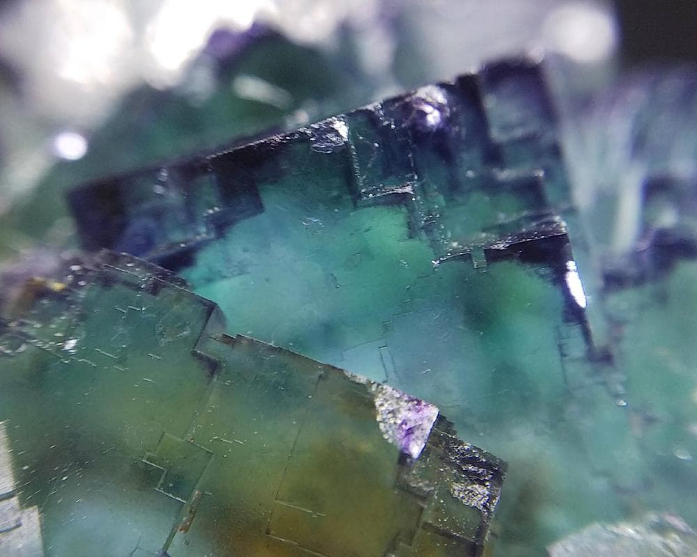 375 フローライト エロンゴ産 ブルーグリーン パープル 蛍石