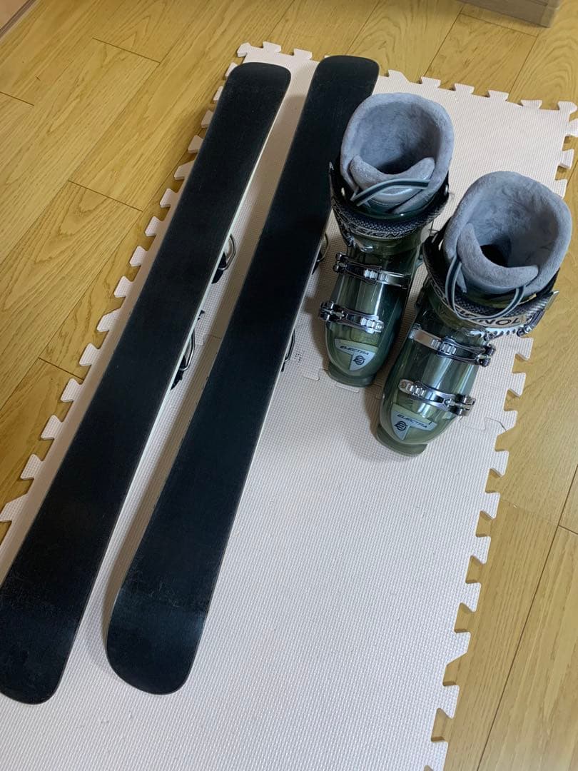 ショートスキー セット スキー板100センチ スキーブーツ 24〜24.5㎝