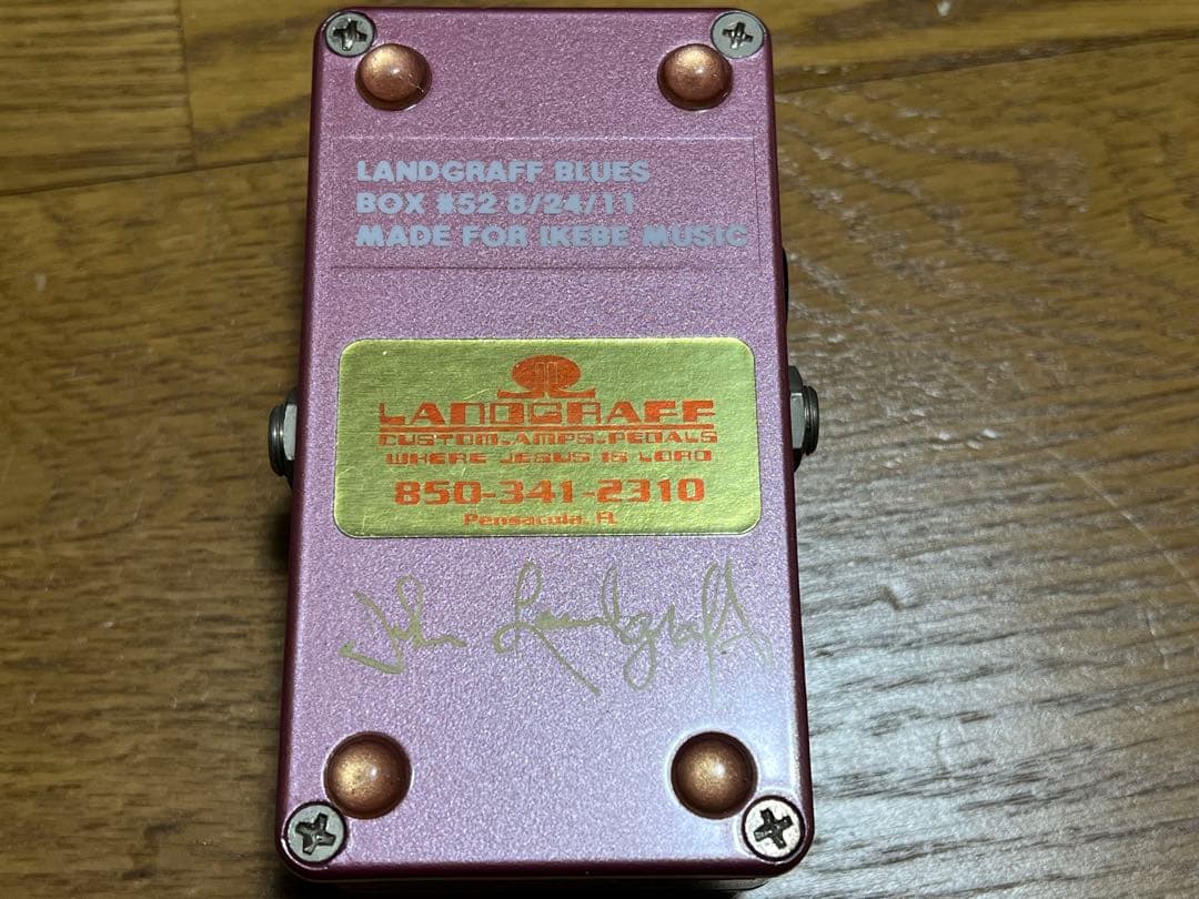 LANDGRAFF BLUES BOX 生産完了 初期シリアル