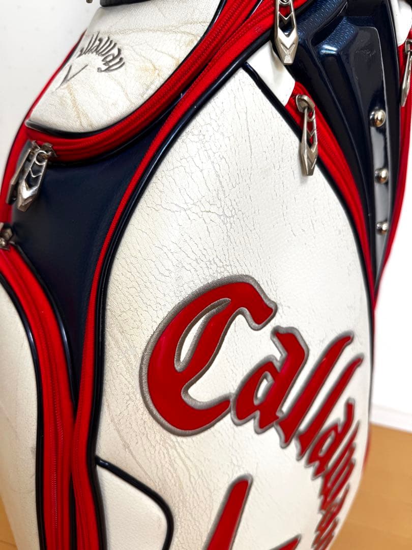 Callaway キャディバッグ 白/赤/青 おまけ ボール入付き