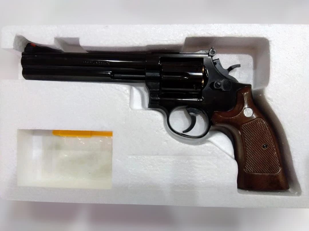 マルシン S&W M586 6インチ Wディープブラックモデルガン（希少品）