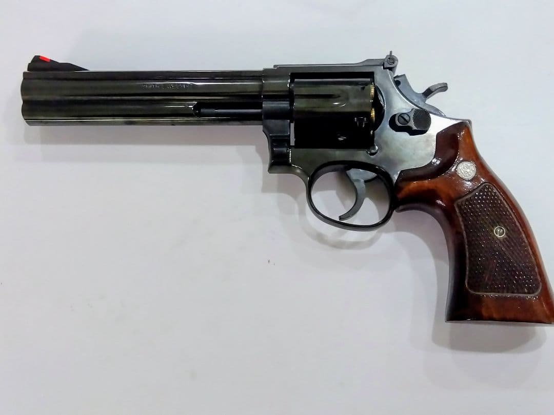 マルシン S&W M586 6インチ Wディープブラックモデルガン（希少品）