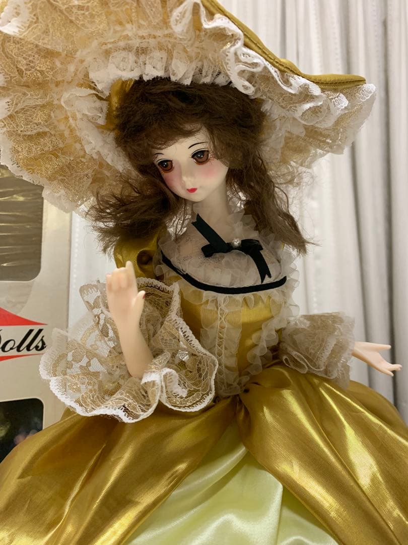 アンティーク オルゴール miss ROSA 人形 ドール　昭和レトロ