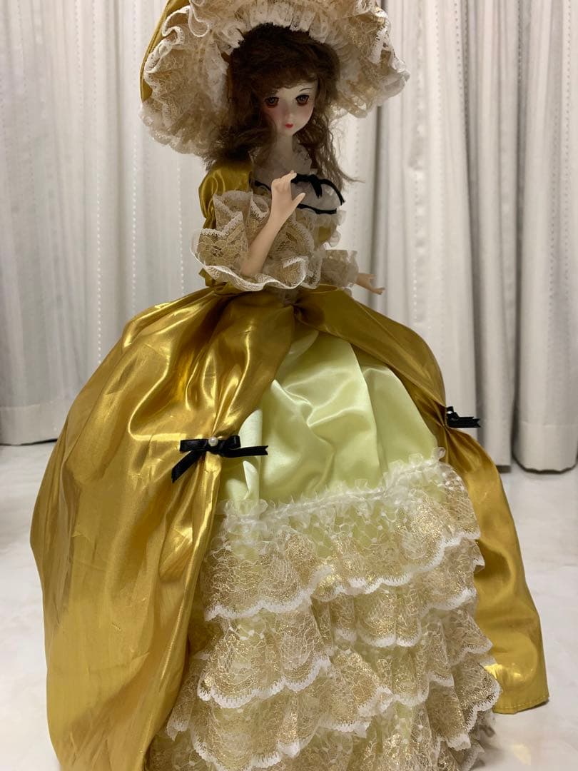 アンティーク オルゴール miss ROSA 人形 ドール　昭和レトロ