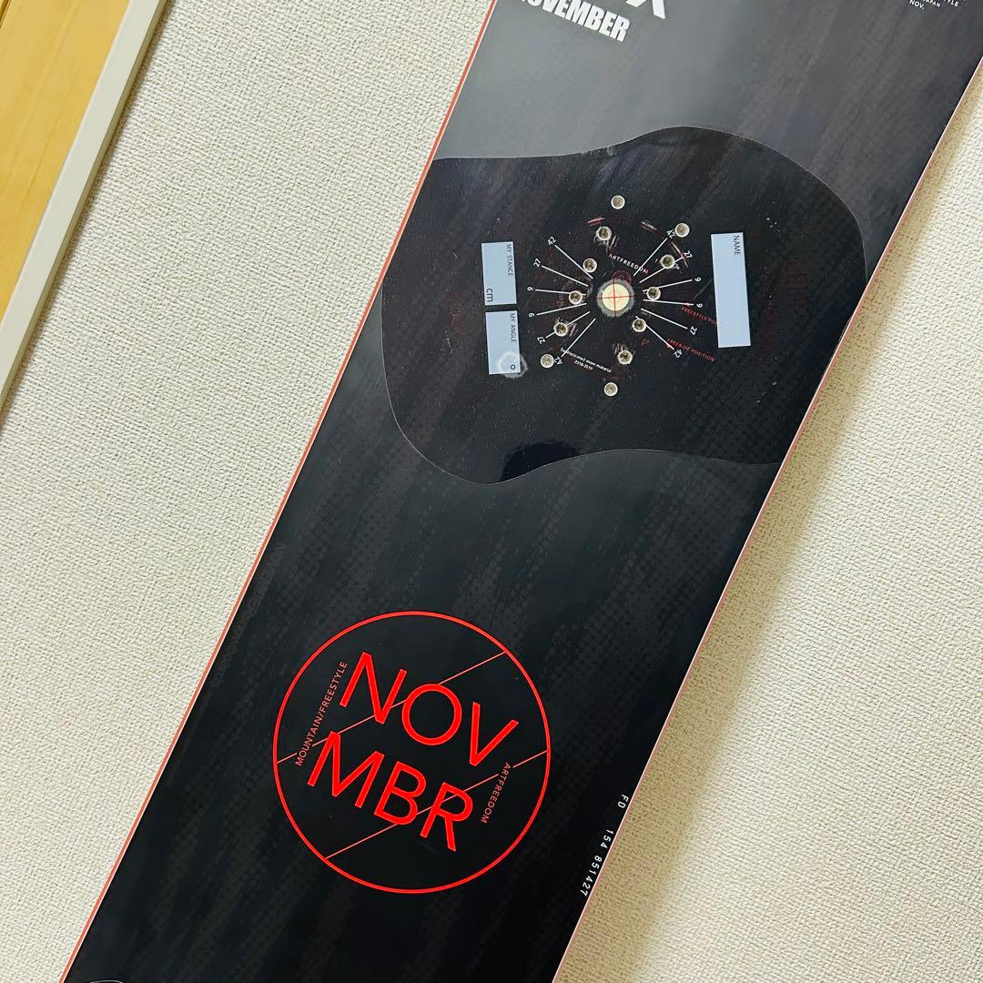 【希少超美品】NOVEMBER ARTFREEDOM 154cm スノーボード