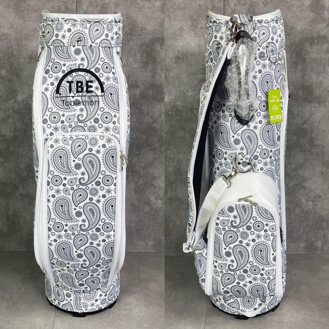 未使用品タグ付き　飛衛門　tobiemon　キャディバッグ　9.5型　5分割