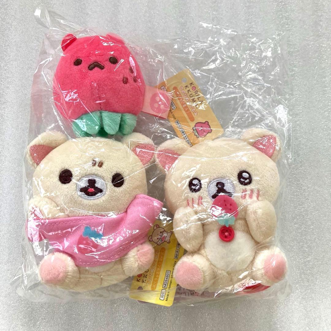 コリラックマ いちごないちにち てのりぬいぐるみ Tシャツ キラキラ リラックマ