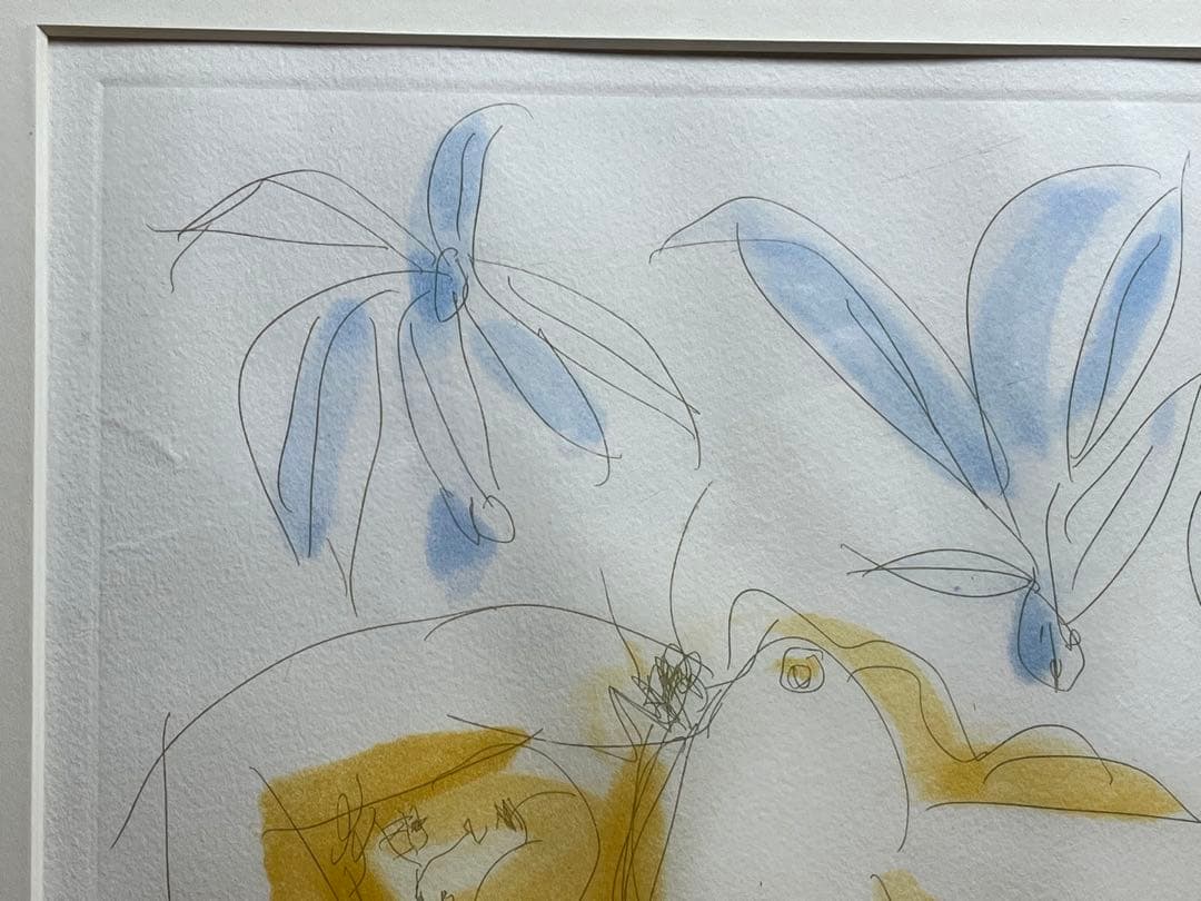 池田満寿夫 リトグラフ 版画 ヌード 裸婦 直筆サイン入り