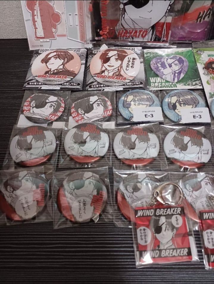 WIND BREAKER 蘇枋隼人 缶バッジ　アクスタ