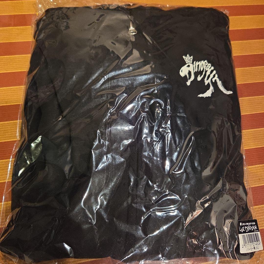 送料無料★新品★B'z　ダイナソー　DINOSAUR パーカー XL 黒
