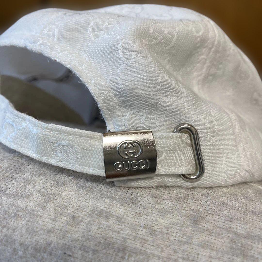 グッチ　GUCCI ゴルフキャップ　白