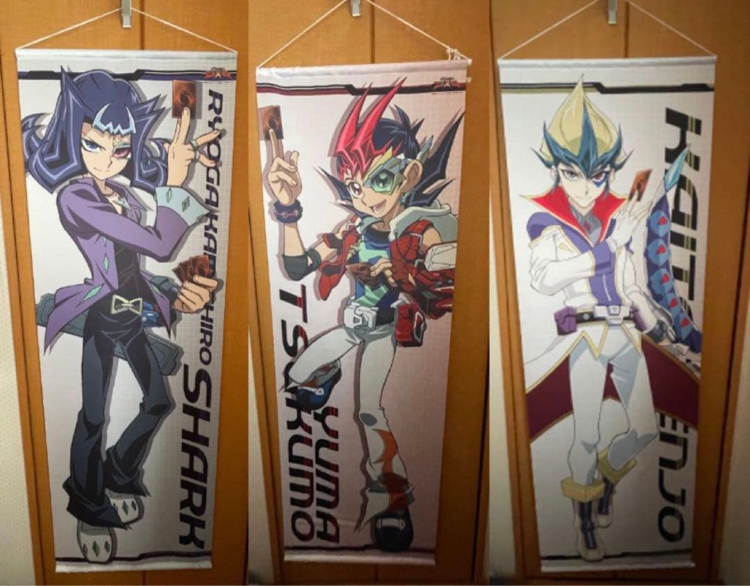 遊戯王ZEXAL 150cmタペストリー 天城カイト　九十九遊馬　神代凌牙