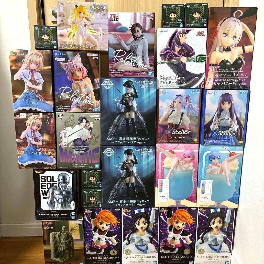 25個 まとめ売り セット プライズ フィギュア プリキュア 当方 リゼロ 鬼滅