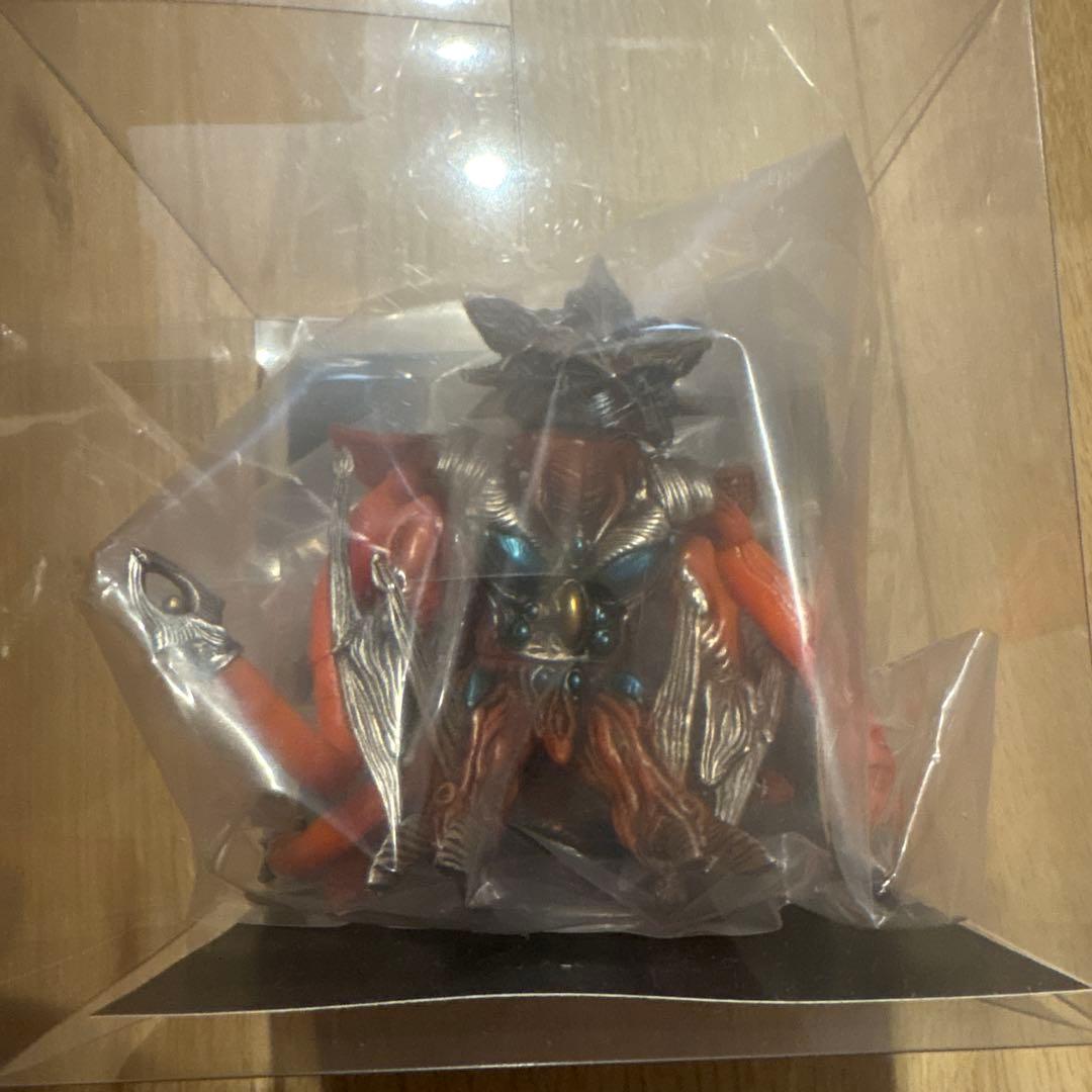 シカルナ工房 CUBE イリス ソフビ フィギュア ガメラ3 邪神 覚醒オレンジ