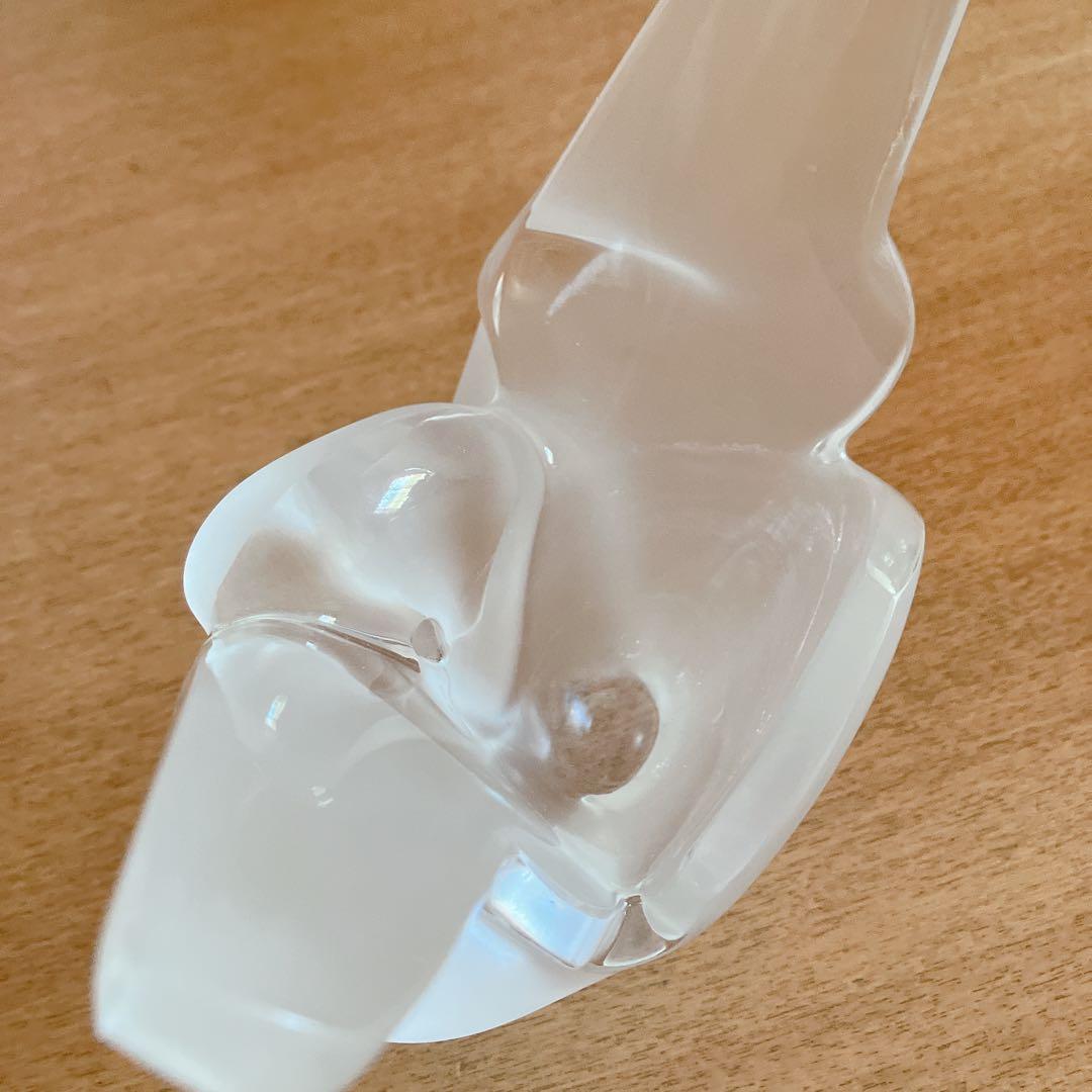 ラリック　花瓶　フラーベース　ハト　鳥　箱付き　シルヴィー　フロステッド