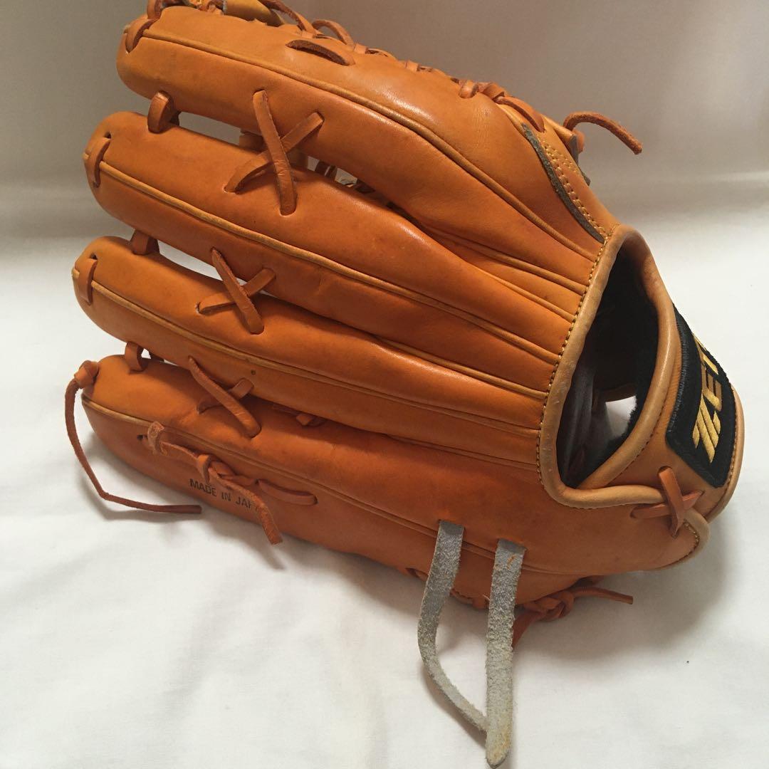 日本製　ZETT 硬式外野手用グローブ　プロステイタス　高校野球対応モデル