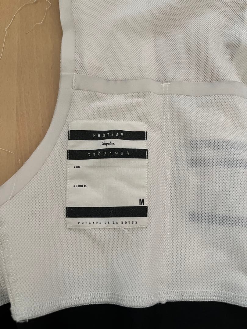 RAPHA ビブショーツ　ホワイト/ブラック