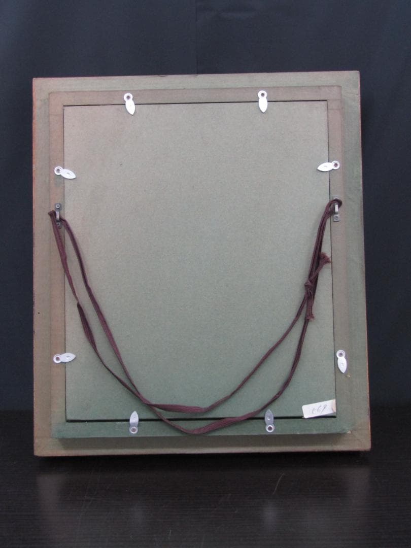 油彩画 芦田芳生 『パンジー』F3サイズ