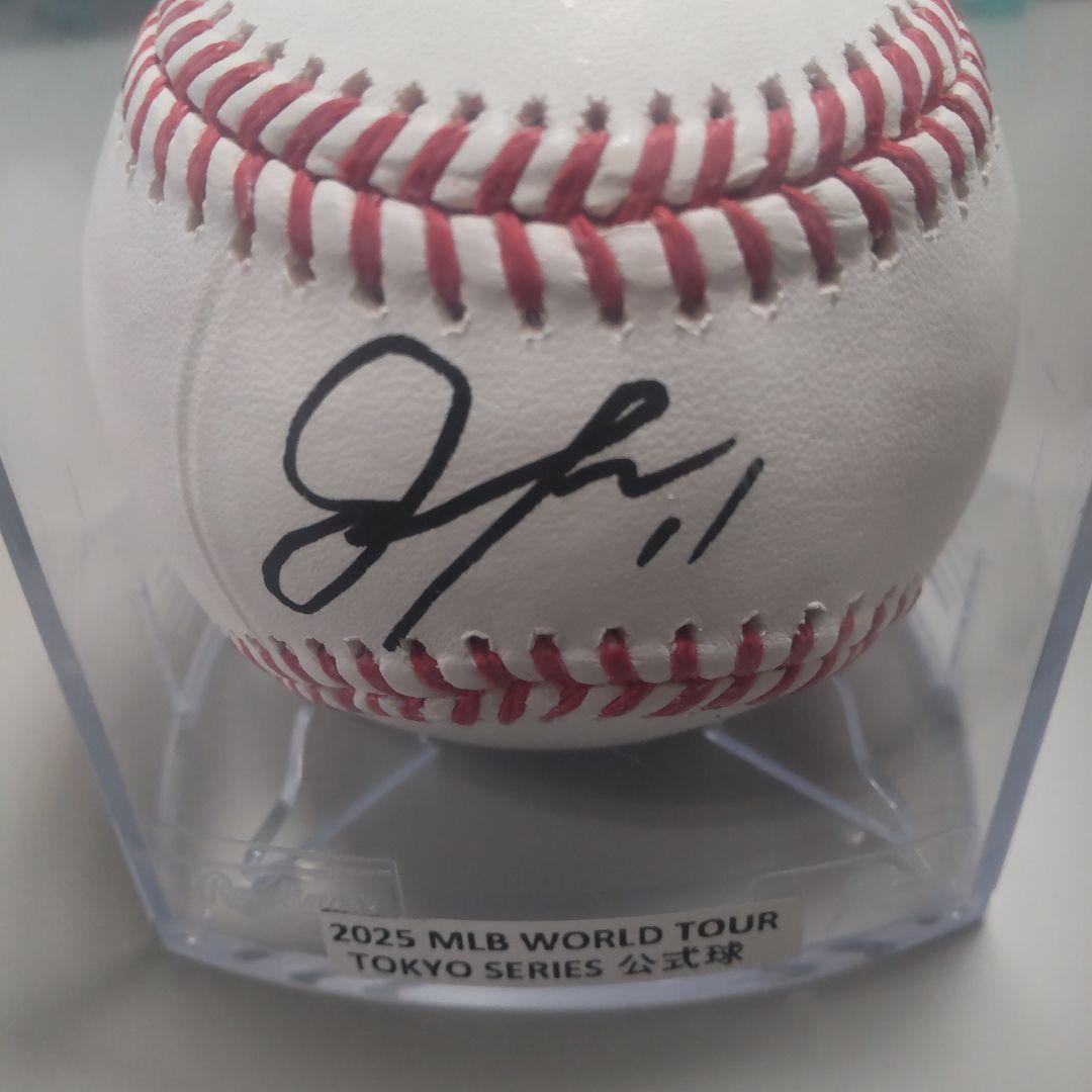 忠*伯様 【お宝品】佐々木朗希選手 直筆サインボール MLB 公式試合球 東京シ
