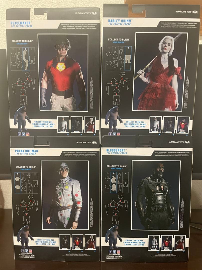 DCマルチバース　スーサイドスクワッド4体セット