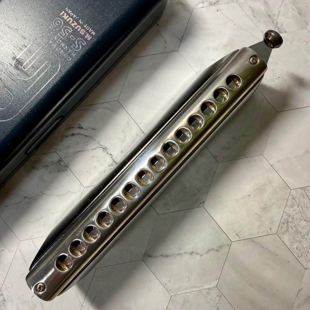 M.SUZUKI スズキ　シリウス　S-56 クロマチックハーモニカ