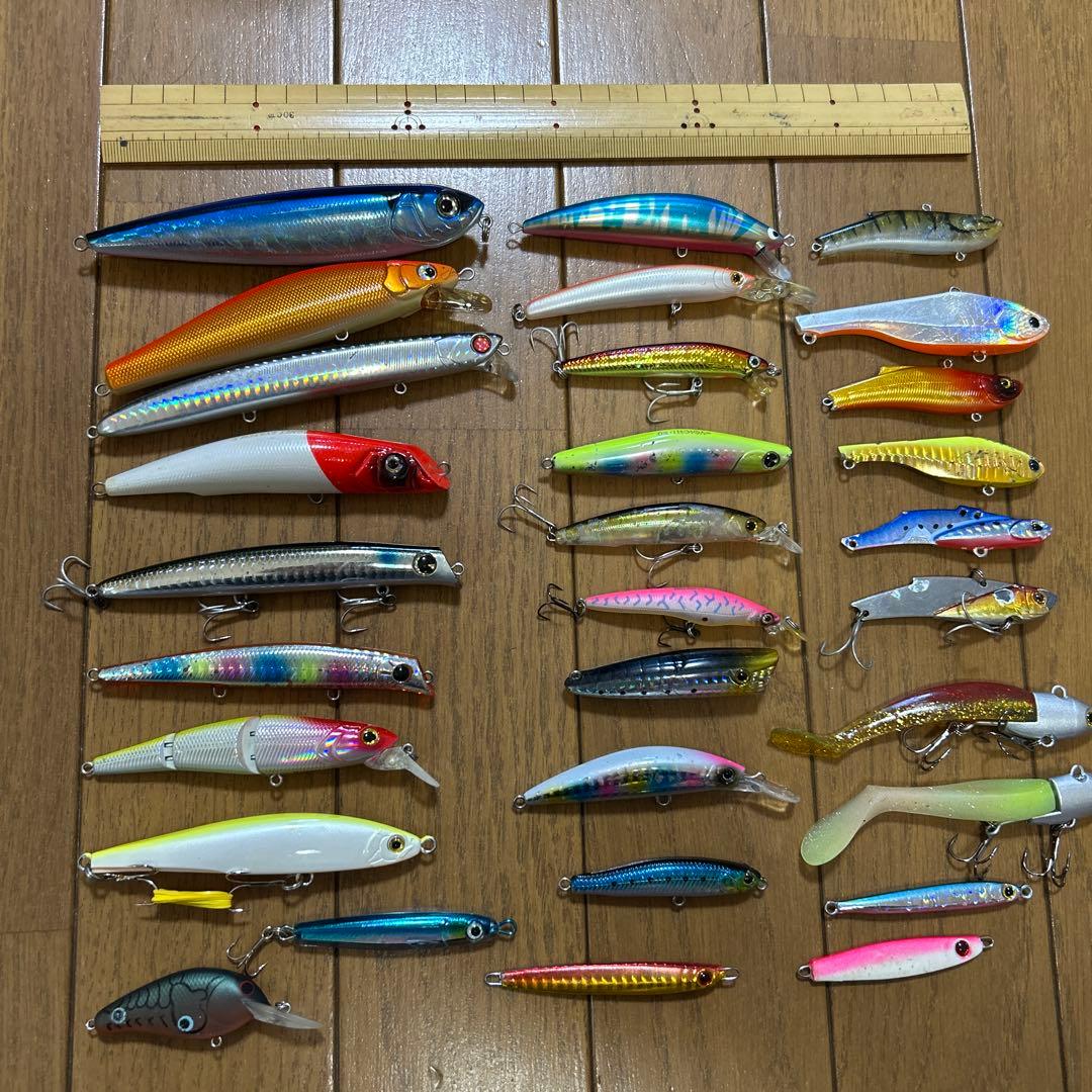 T*K様 シーバスルアー30個セット　まとめ売り　アイマ他