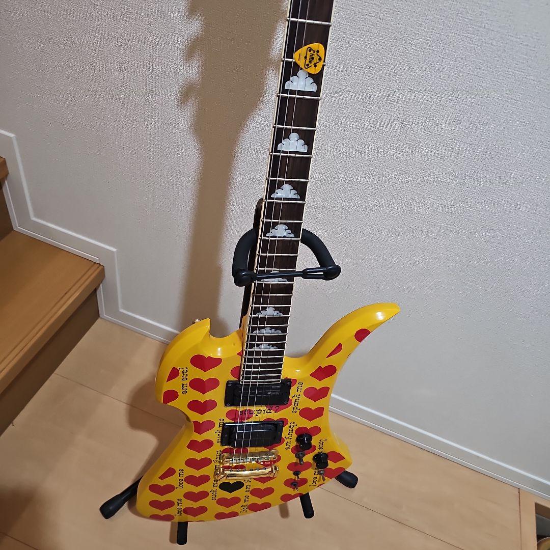hide イエローハート　ギター　ひだか商品