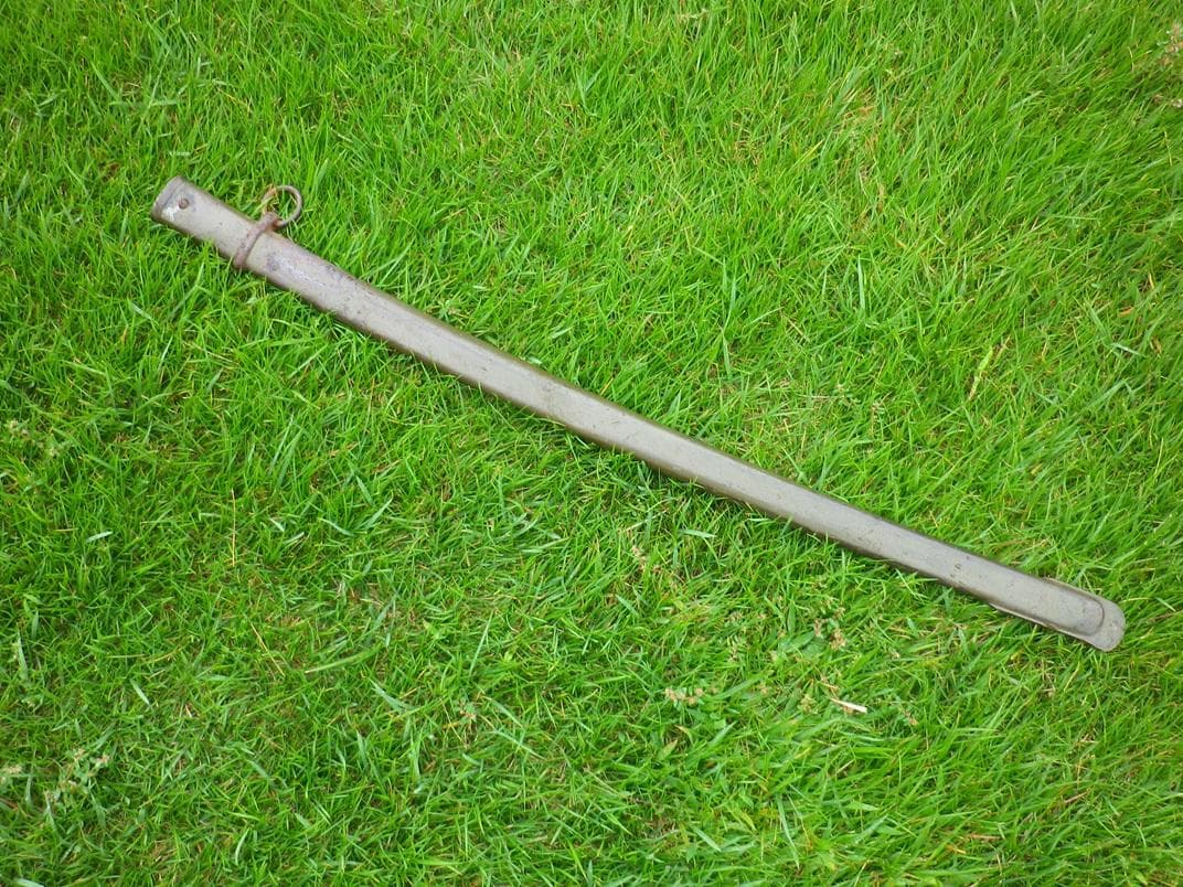 九五式軍刀の鞘　中期型（サイド駐爪タイプ）　当時物　状態良好