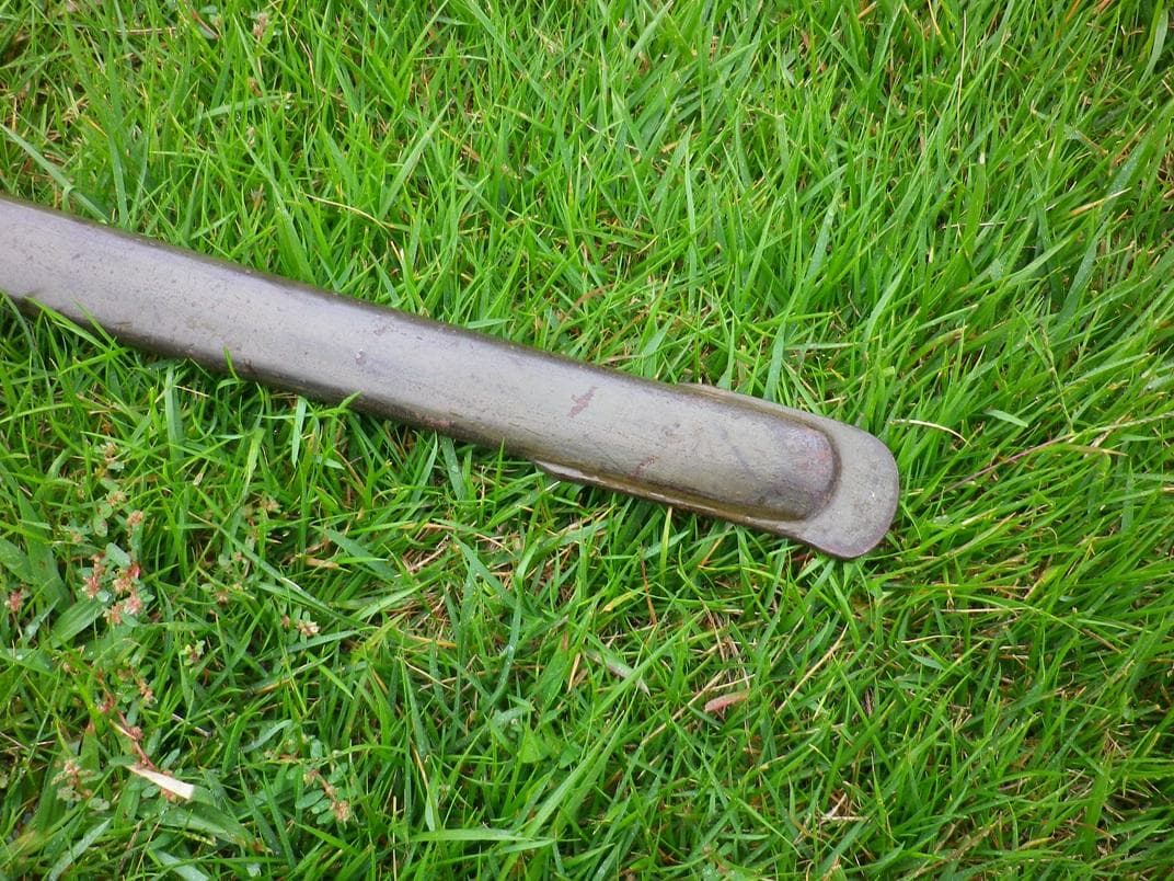 九五式軍刀の鞘　中期型（サイド駐爪タイプ）　当時物　状態良好