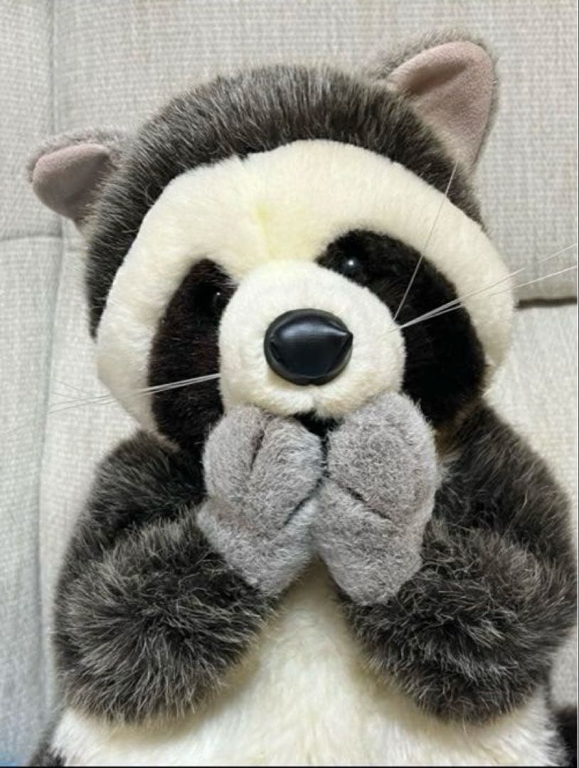 P　ファースト社 アライグマ ぬいぐるみ WOODY CHAPMAN