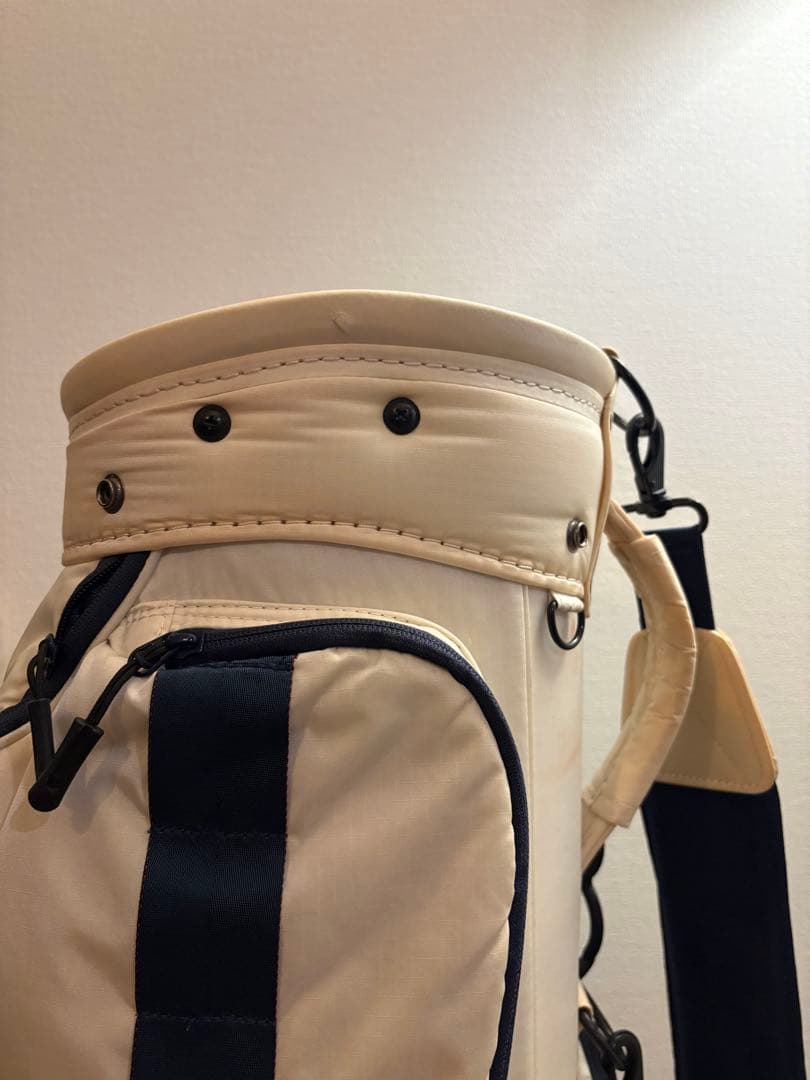 BRIEFING ブリーフィング CR-6 ホワイト キャディバッグ フード付