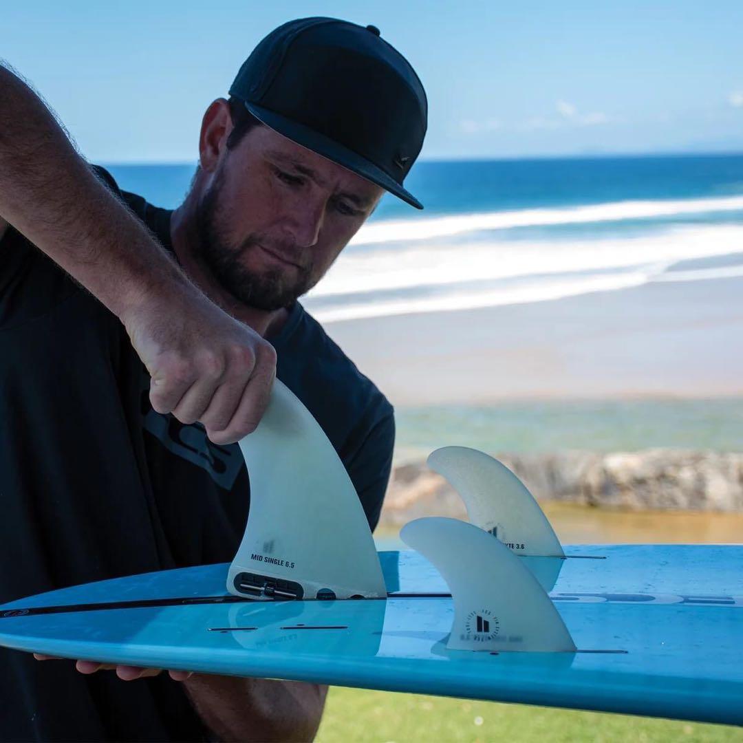 サーフィン・ボディボード FCS 2 MID SIDE BYTE PG 3.6 FIN