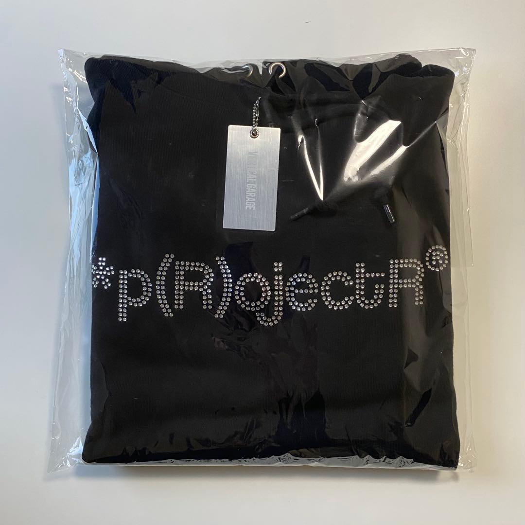 *p(R)ojectR® ラインストーン ロゴ パーカー Mサイズ