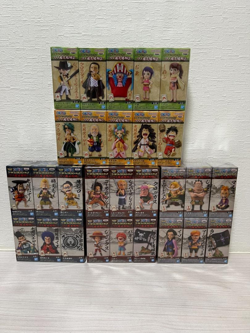 未開封 ワンピース WCF ワーコレ ワノ国 鬼ヶ島 回想 完結 83種 コンプ