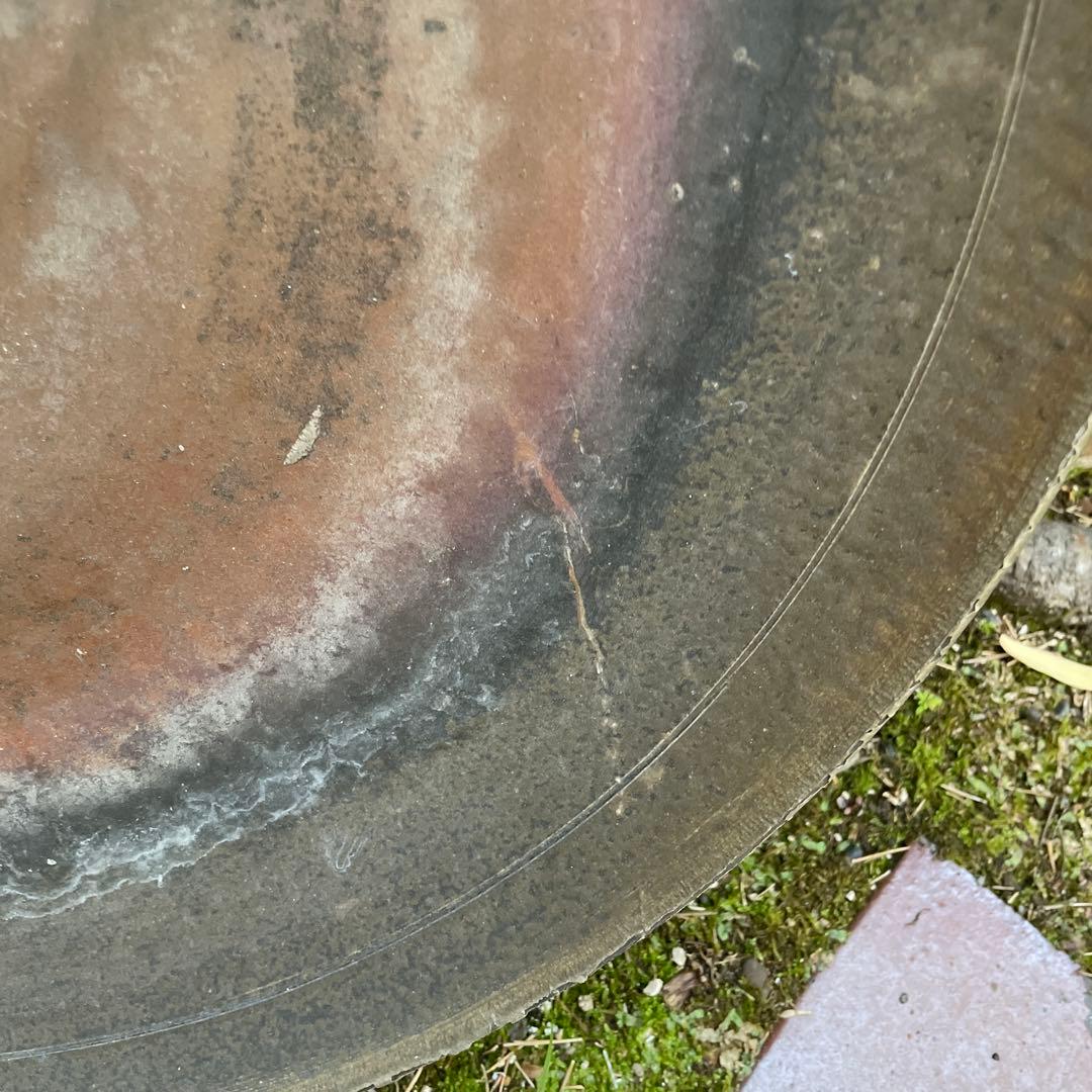 備前焼大皿陶器製　約60cm 作者銘有り