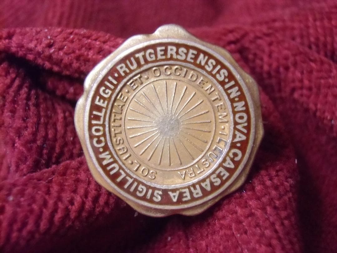 ★アメリカの勲章/徽章＊ノヴァ カイザリアのラトガース大学章（実物）