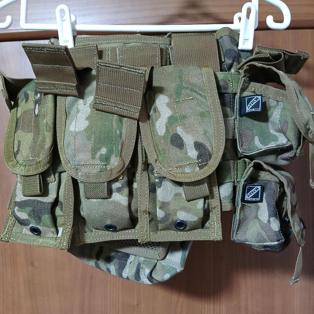 J-TECH ジェイテック タクティカルベスト チェストリグ 迷彩 ベルト欠品