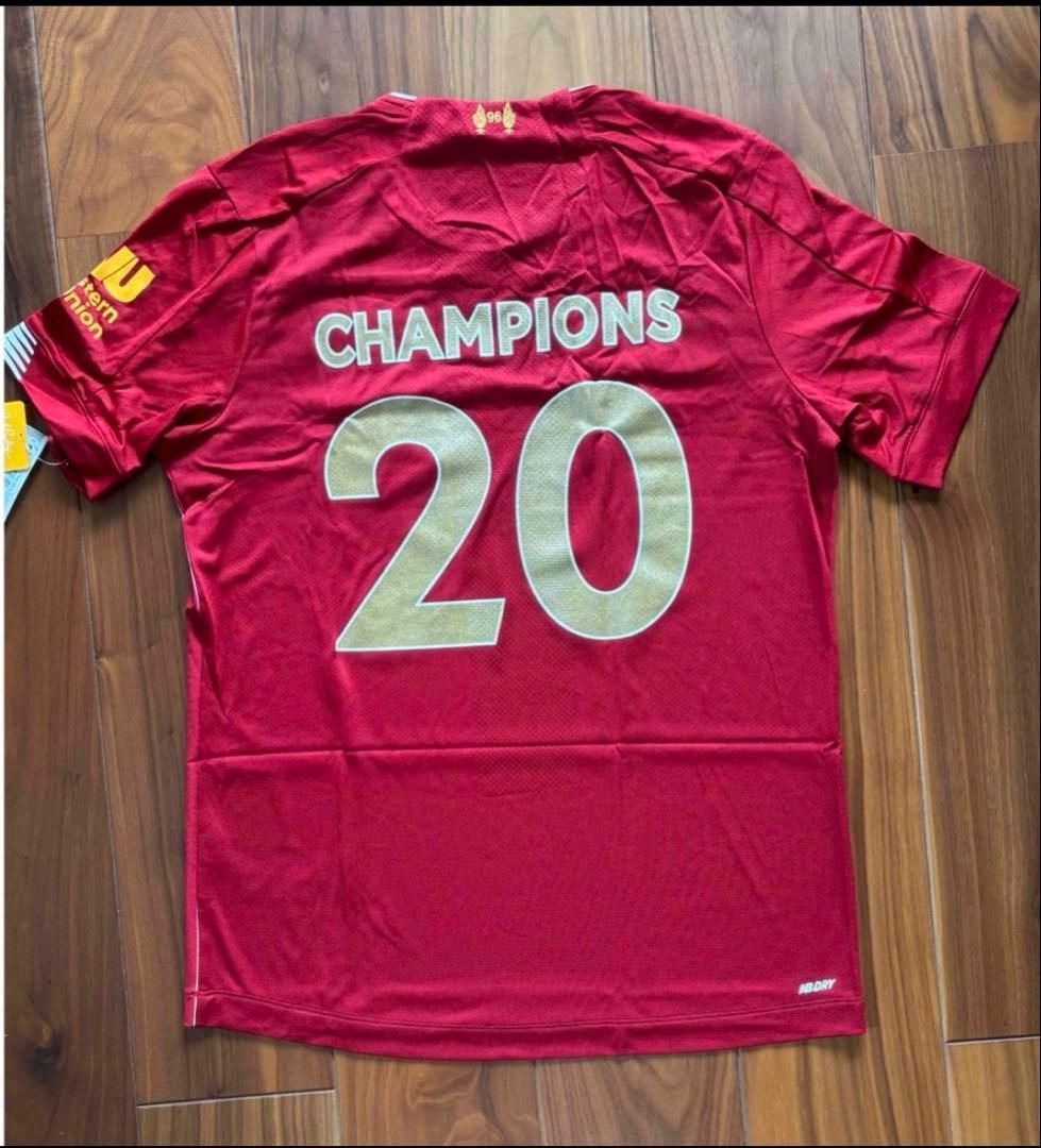 新品　リバプール　19/20 初優勝　プレミアリーグ優勝記念ユニフォーム　Ｌ