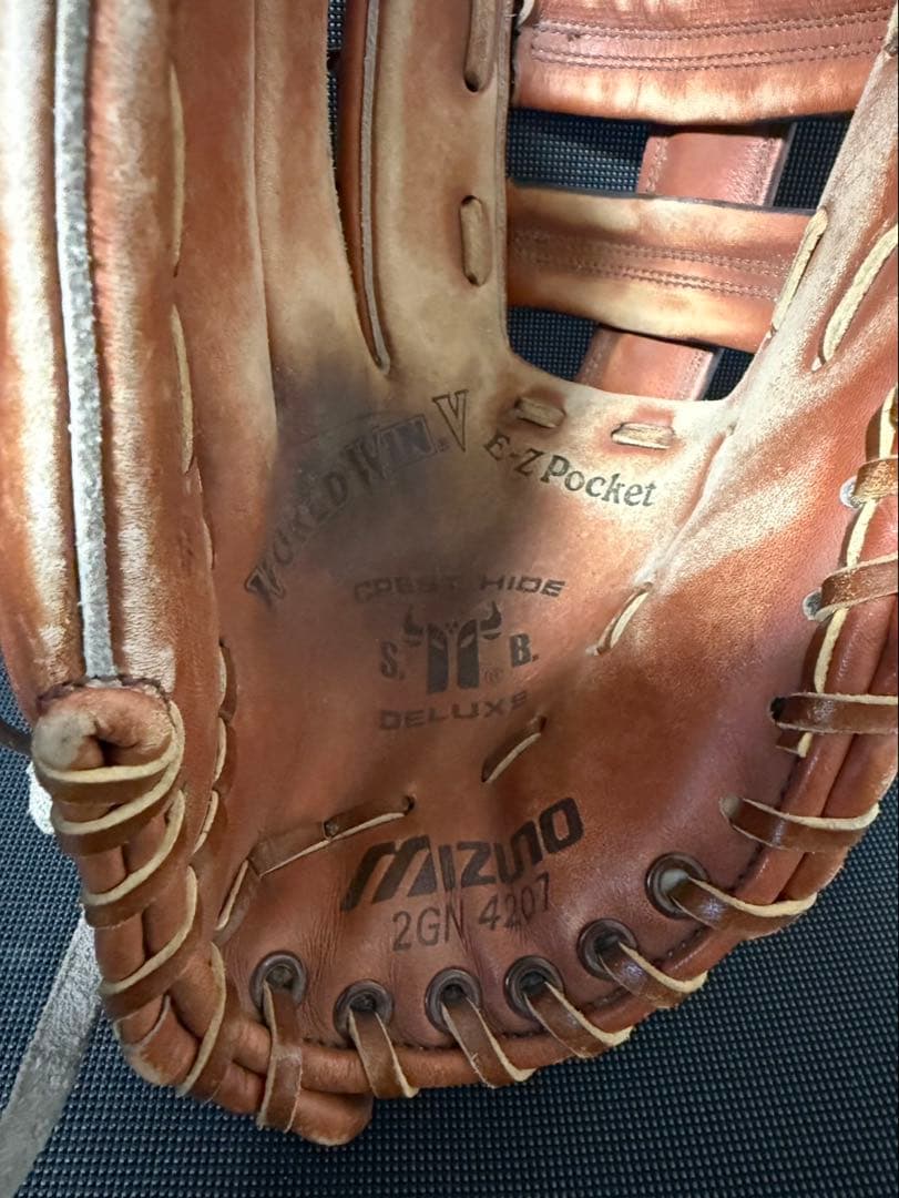 ミズノ グローブ 外野手　ワールドウィン　硬式