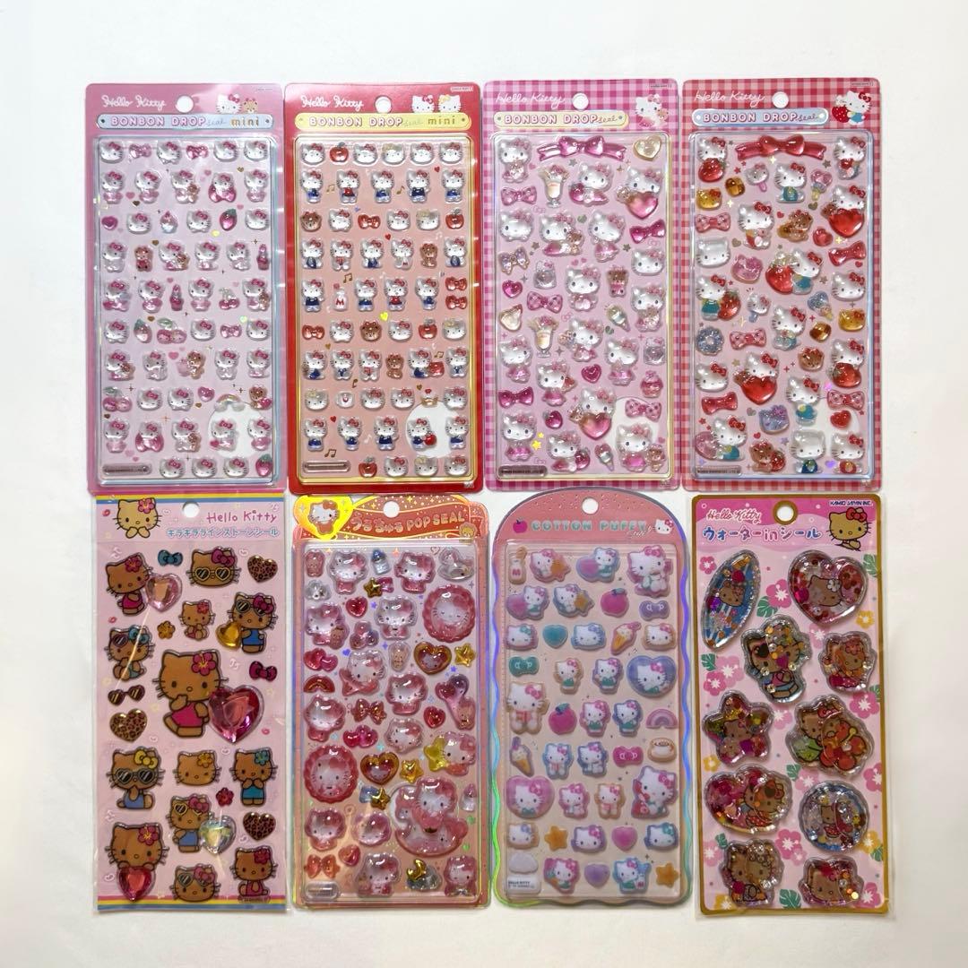 【新品】 ハローキティ シール 正規品 ボンボンドロップ まとめ売り