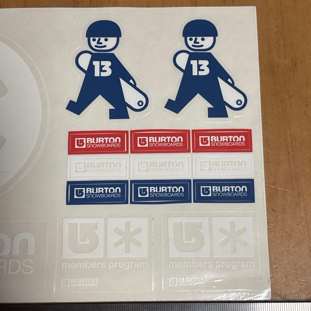 Burton スノーボード ステッカー 1シート 非売品 レア