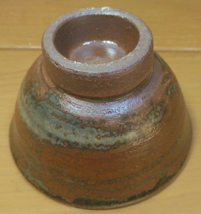 人間国宝 金城次郎 海老酒盃 栞 共箱 美品 やちむん 壺屋焼 壷屋焼 紐付箱