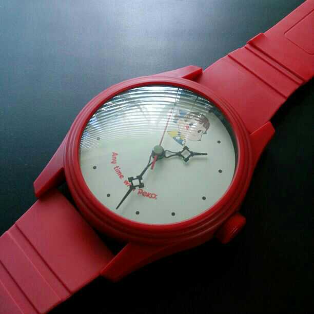 ペコちゃん時計