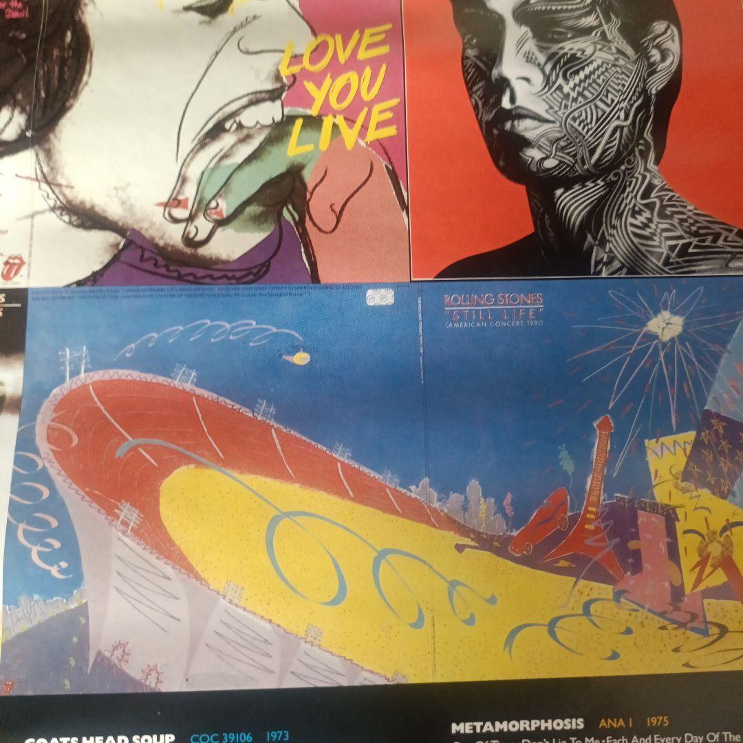 ROLLING STONES 1983 結成20周年記念ポスター☆レア