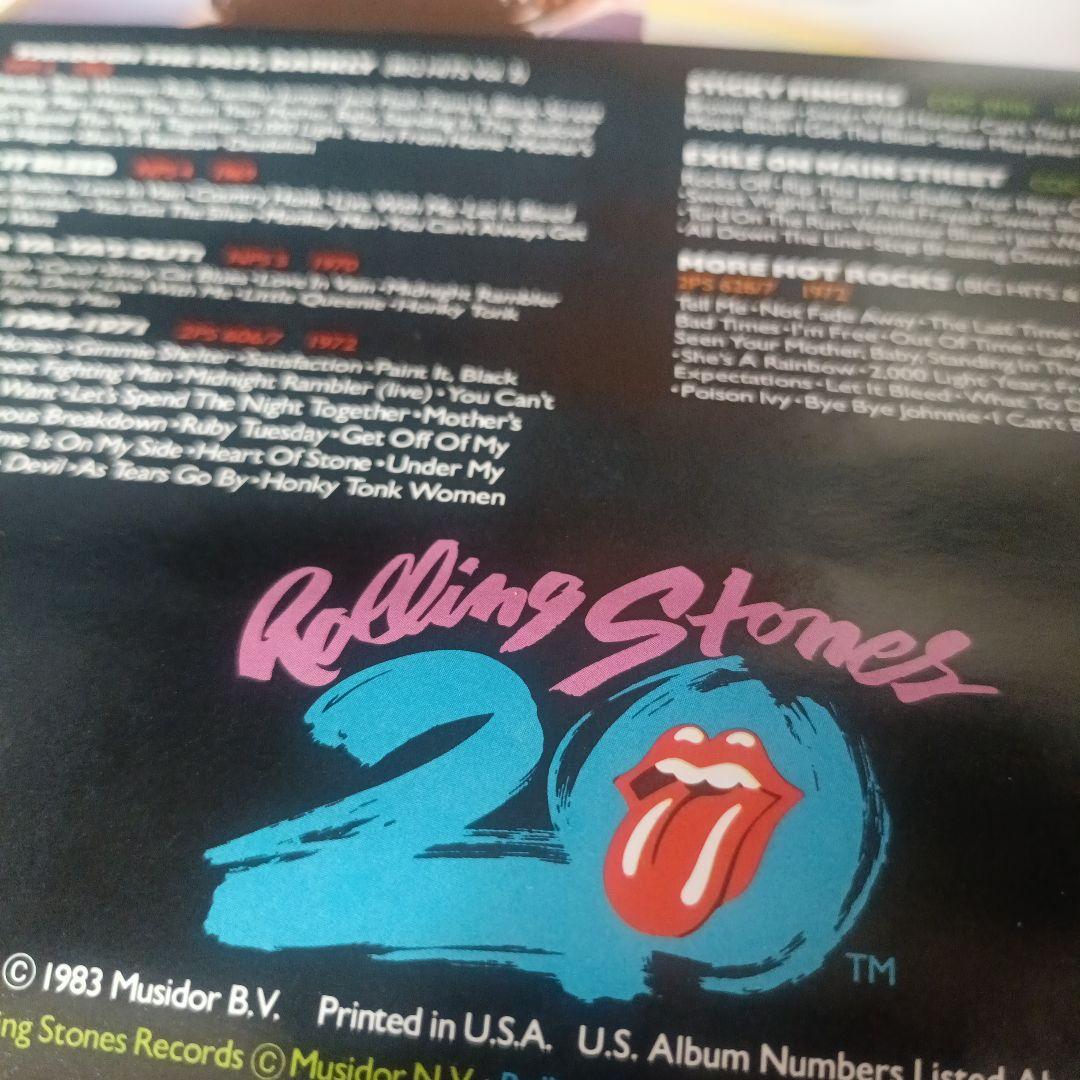 ROLLING STONES 1983 結成20周年記念ポスター☆レア