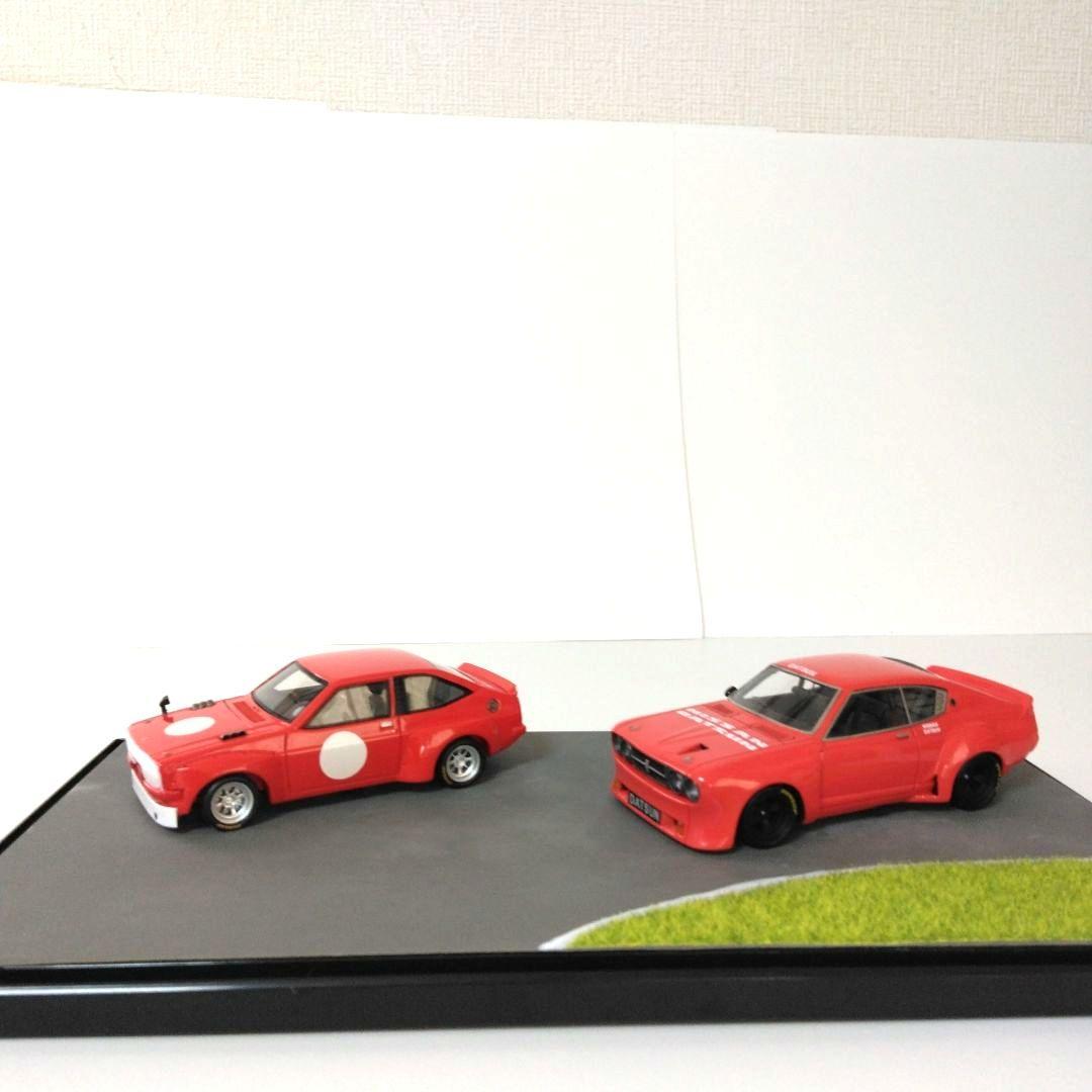 KIDBOX スターレットレーシング P－4バイオレットターボ 1/43ミニカー