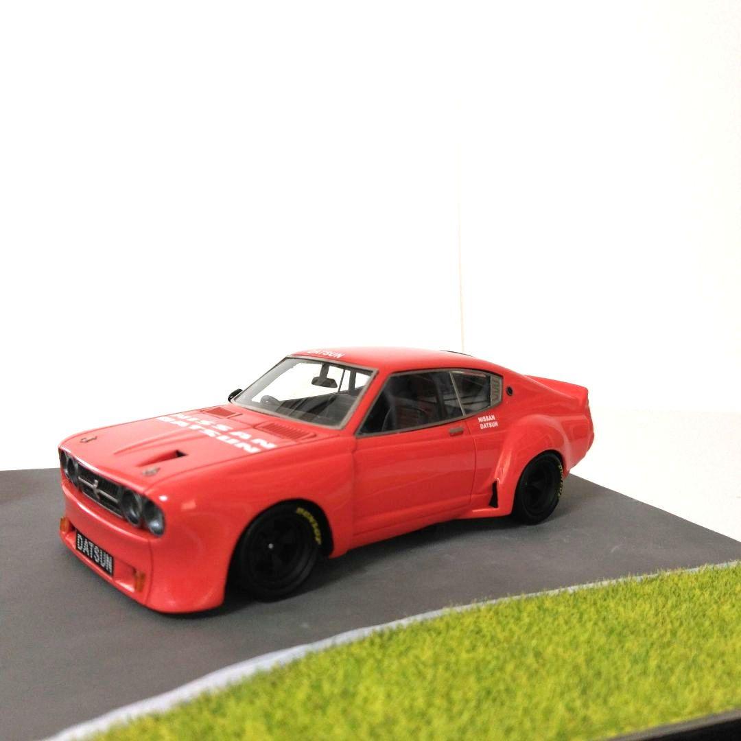 KIDBOX スターレットレーシング P－4バイオレットターボ 1/43ミニカー