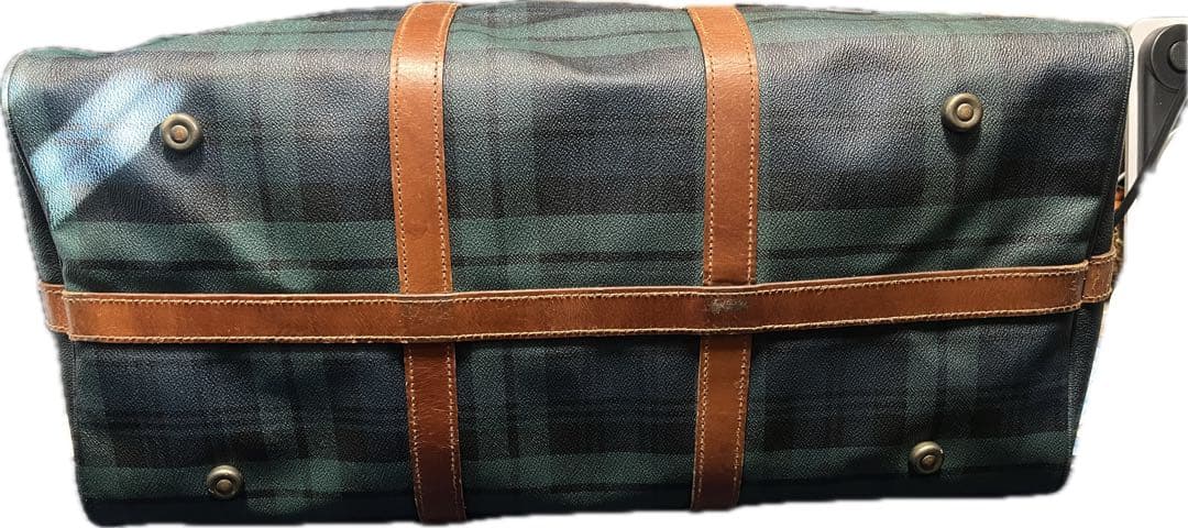 迅*わ様 Ralph Lauren ボストンバッグ チェック柄　Used